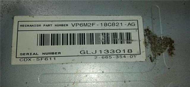 Sistema Audio Radio CD Ford Focus 1.8 TDCI
