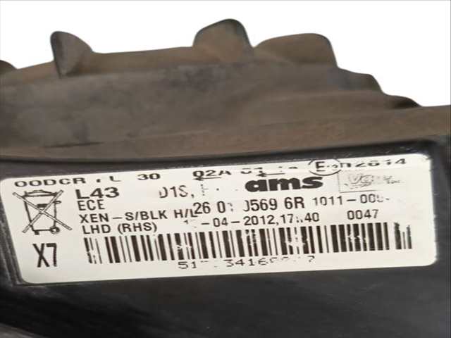 Foto 3ª: Piloto Delantero Derecho Renault Latitude 2.0 DCI 150 L70H) (2010)