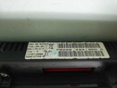 Foto 2ª: Cuadro de Instrumentos Renault Scenic K9KP732 JM) (2004)