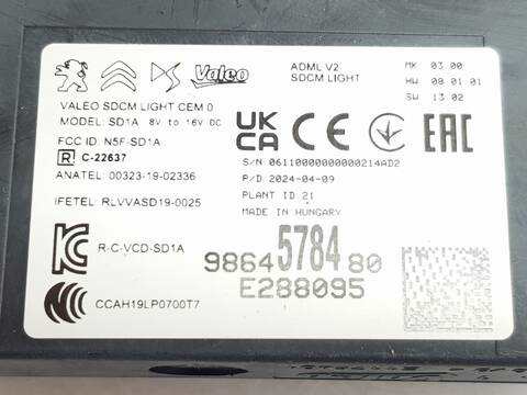 Foto 2ª: Centralita Motor ECU Opel Astra ULTIMATE