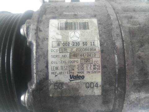 Foto 2ª: Compresor Aire Acondicionado Mercedes Clase C 160 VERSION INDEFINIDA (2007)