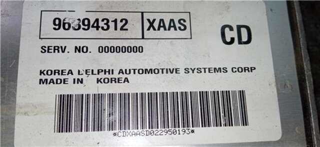 Centralita Motor ECU Daewoo Kalos 1.4 SE [1.4 LTR. - 61 KW CAT]