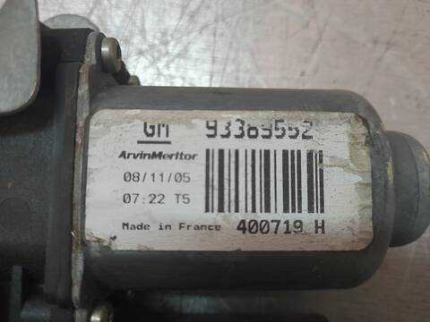 Foto 3ª: Elevalunas Eléctrico Delantero Derecho Opel Meriva COSMO 69CV 51KW [Z13DT] (2006)