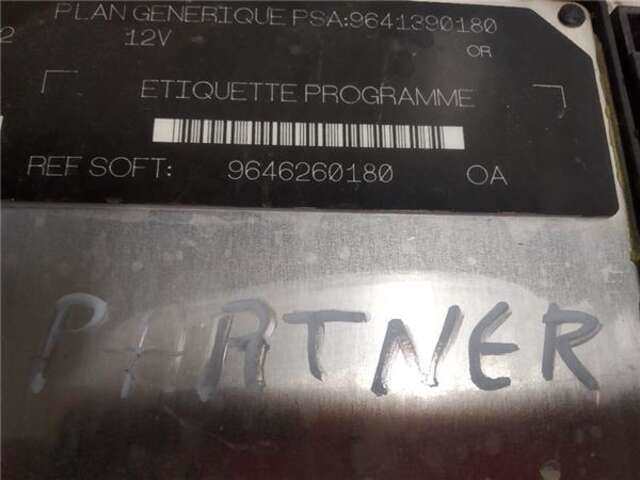 Foto 3ª: Centralita Motor ECU Peugeot Partner 1.9 COMBISPACE [1.9 LTR. - 51 KW DIESEL] [WJY]