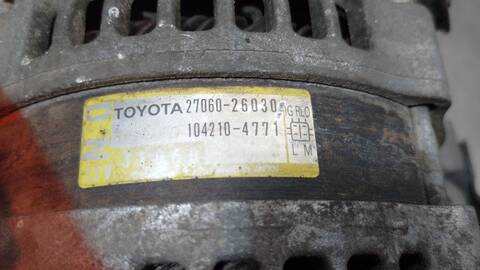 Foto 3ª: Alternador Toyota Rav4 PREMIUM 177CV 130KW [2ADFHV] (2006)