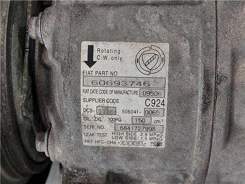 Foto 3ª: Compresor Aire Acondicionado Alfa Romeo Brera 2.2 JTS 185CV 136KW [939 A5.000] (2006)