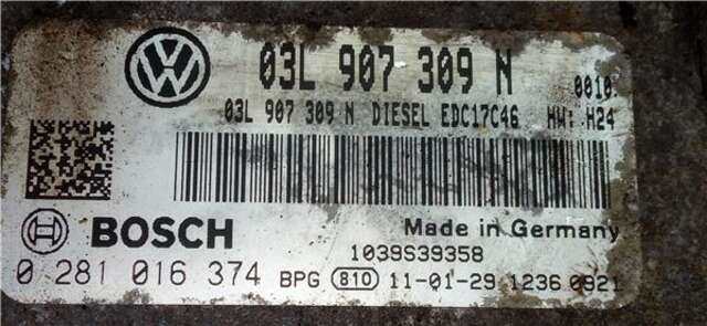 Centralita Motor ECU Volkswagen Passat 2.0 TDI