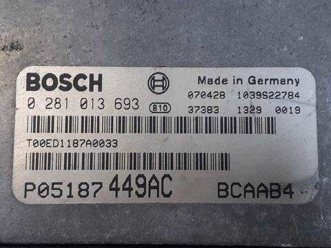Foto 3ª: Centralita Motor ECU Dodge Caliber 2.0 16V CRD CAT 140CV 103KW [BSY] (2007)