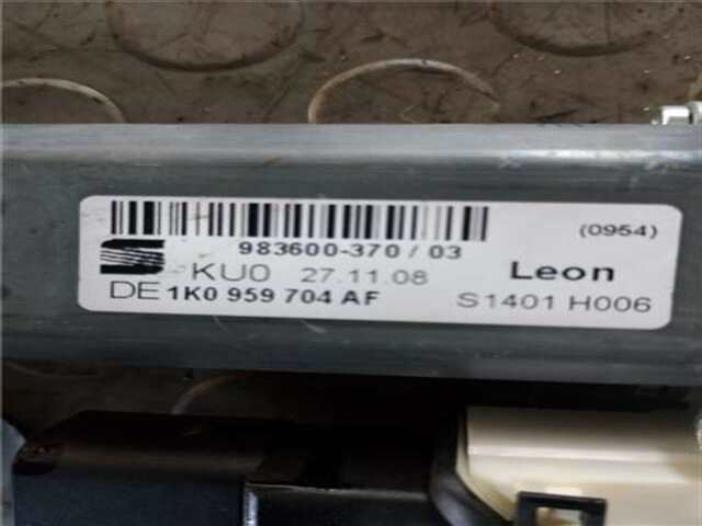 Foto 3ª: Elevalunas Eléctrico Trasero Derecho Seat Leon 1.9 TDI [BLS]
