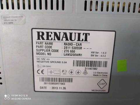 Sistema Audio Radio CD Dacia Sandero STEPWAY 90CV 66KW