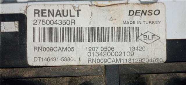 Mando Climatizador Renault Clio 1.5 BUSINESS EDITION [1.5 LTR. - 63 KW BLUE DCI DIESEL FAP]