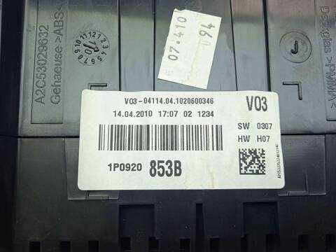 Foto 3ª: Cuadro de Instrumentos Seat Altea 1.6 TDI 105CV 77KW [CAY] (2010)