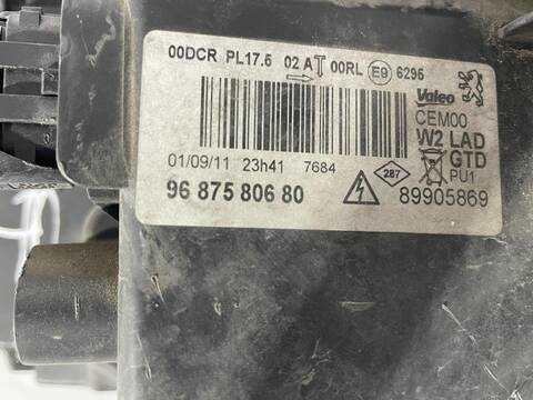 Foto 3ª: Faro Izquierdo Peugeot 508 ALLURE 163CV [RHHDW10CTED4] (2011)