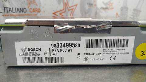 Sistema Audio Radio CD Opel Combo ACTIVE CARGA INCREMENTADA 102CV 75KW