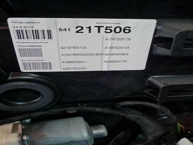 Foto 2ª: Elevalunas Eléctrico Delantero Izquierdo Mercedes Clase G 230 GLA 200 CDI - D 156.908) 136CV 100KW (2018)