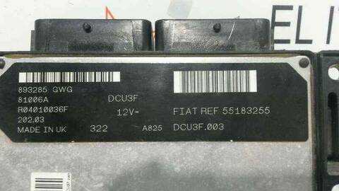 Foto 3ª: Centralita Motor ECU Fiat Doblo VERSION INDEFINIDA (2001)