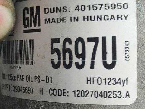 Foto 2ª: Compresor Aire Acondicionado Opel Astra 1.6 CDTI 69) (2012)