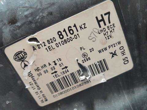 Foto 3ª: Faro Izquierdo Mercedes Clase E 180 220 CDI BLUEEFFICIENCY 212.202) 170CV 125KW FAMILIAR [651924] (2017)