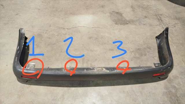 Paragolpes Trasero Toyota Land Cruiser 4.7 G UZJ 100
