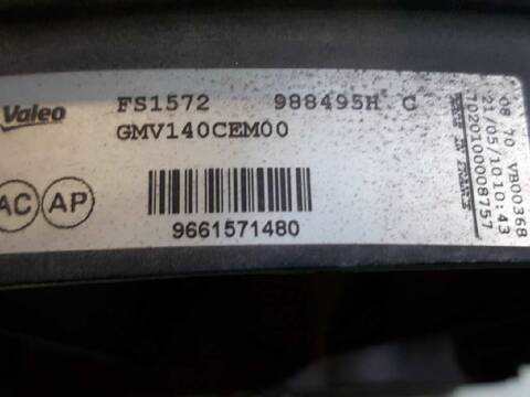 Foto 3ª: Electroventilador Citroen C4 LX BERLINA 90CV 66KW [9HX] (2010)