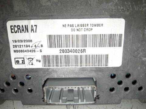 Foto 3ª: Pantalla Multifuncion Renault Laguna GRANDTOUR 170CV 125KW [M9R805]