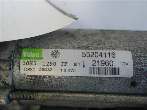 Foto 3ª: Motor de Arranque Fiat Punto 1.3 D MULTIJET 75CV 55KW [199 A2.000] (2005)