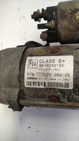 Foto 2ª: Motor de Arranque Peugeot 407 2.0 HDI [D/RHR] (2005)