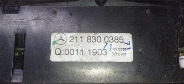 Mando Climatizador Mercedes Clase E 180 3.2 E 320 CDI (211.026) [3.2 LTR. - 150 KW CDI CAT]