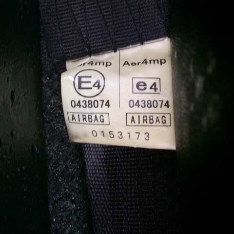 Foto 2ª: Cinturón Delantero Derecho Mazda 3 1.6 D 2009-2013 [Y6] (2010)