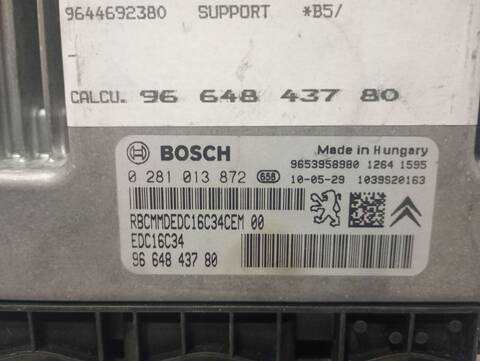 Foto 2ª: Centralita Motor ECU Citroen C4 COLLECTION BERLINA 90CV 66KW [9HX] (2010)