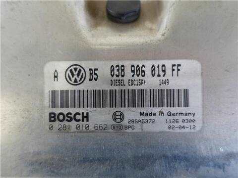 Foto 3ª: Centralita Motor ECU Volkswagen Golf 1.9 TDI BERLINA 101CV 74KW [ATD] (2002)