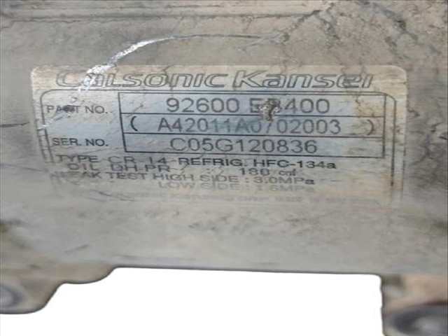 Foto 3ª: Compresor Aire Acondicionado Nissan Navara 2.5 DCI 4WD (2004)