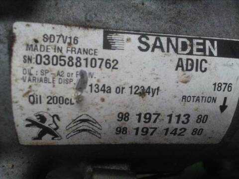 Foto 2ª: Compresor Aire Acondicionado Peugeot Boxer 335 L2 BLUEHDI 130 130CV 96KW CAMION [AH03] (2018)