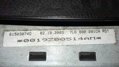 Foto 3ª: Airbag Delantero Izquierdo Volkswagen Touareg TDI R5 174CV 128KW [BAC] (2003)