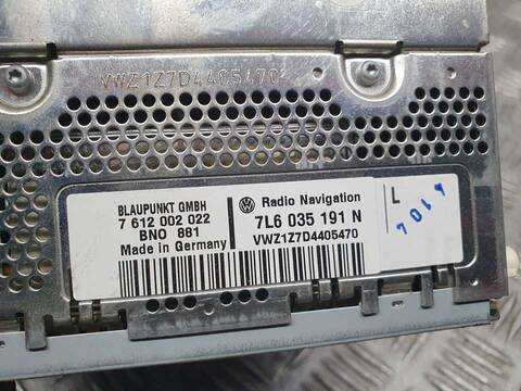 Foto 3ª: Sistema GPS Volkswagen Touareg TDI V10 313CV 230KW [AYH] (2004)