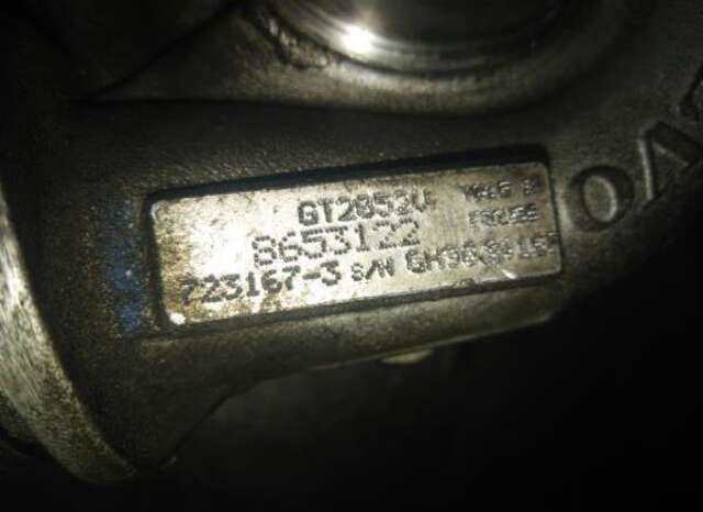 Turbocompresor Volvo S80 2.4 D [2.4 LTR. - 120 KW DIESEL CAT]