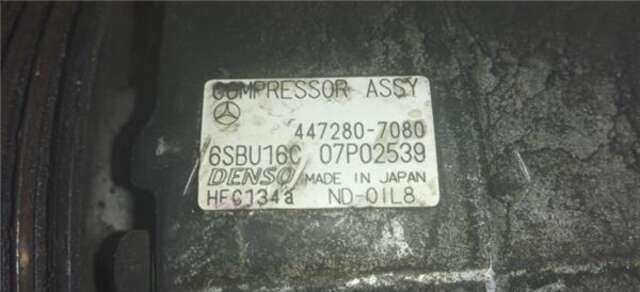Compresor Aire Acondicionado Mercedes Clase G 230 2.1 GLK 220 CDI BLUEEFFICIENCY 4MATIC (204.984) [2.1 LTR. - 125 KW CDI CAT]