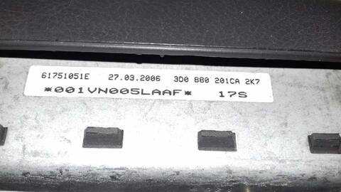 Foto 3ª: Airbag Delantero Izquierdo Volkswagen Phaeton TDI V6 4MOTION 5 ASIENTOS) 224CV 165KW [BMK] (2006)