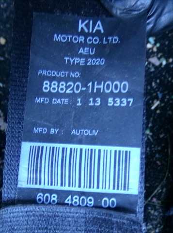 Foto 2ª: Cinturón Delantero Derecho Kia Ceed 1.6 CRDI RANCHERA,2009-2012 [D4FB] (2011)