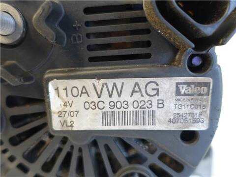 Foto 3ª: Alternador Volkswagen Golf 1.4 TSI 170CV 125KW [BLG] (2007)