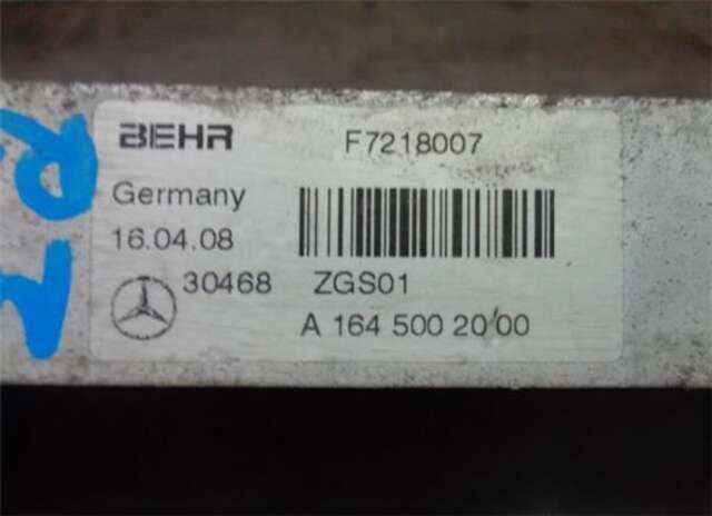 Radiador Aceite Mercedes Clase R 280 3.0 R 350 CDI 4MATIC (251.022) [3.0 LTR. - 165 KW CDI CAT]