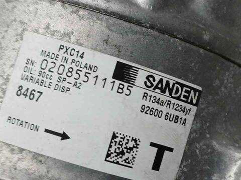 Foto 3ª: Compresor Aire Acondicionado Nissan Townstar ACENTA [H5H490] (2022)