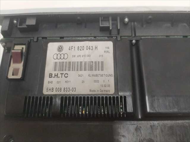 Foto 3ª: Mando Climatizador Audi A6 2.4 GASOLINA AUTOMATICO [G BDW] (2005)