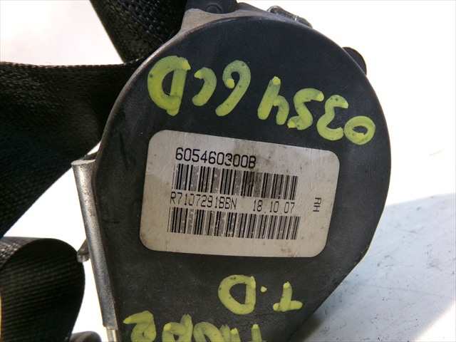 Foto 4ª: Cinturón Trasero Derecho Dodge Caliber 2.0 CRD 2006-2012 [BSY] (2008)