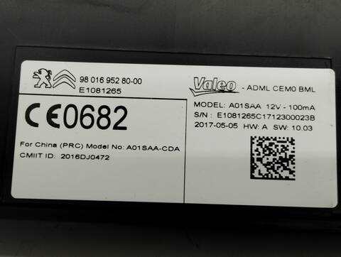 Foto 3ª: Centralita Motor ECU DS 4 BASIS 120CV 88KW [BH01] (2017)