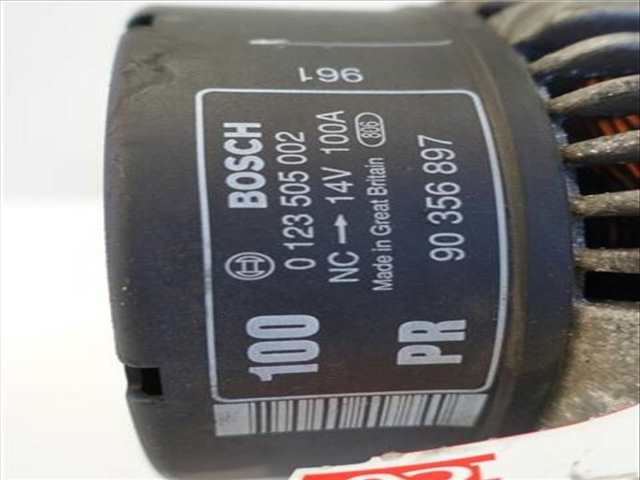 Foto 3ª: Alternador Opel Vectra 1.8 I 16V BERLINA 115CV 85KW [X 18 XE1] (1999)