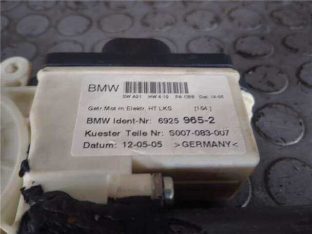 Foto 2ª: Elevalunas Eléctrico Trasero Izquierdo Bmw X3 2.0 D 16V CAT [M47 D20 (204D4)]