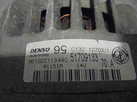 Foto 2ª: Alternador Fiat Punto 1.2 8V BERLINA 60CV 44KW [188A4000] (2003)