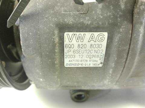 Foto 2ª: Compresor Aire Acondicionado Seat Ibiza 1.4 16V [BBY] (2002)