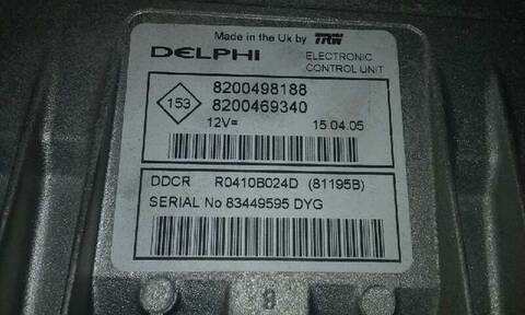 Foto 2ª: Centralita Motor ECU Renault Scenic CONFORT EXPRESSION 101CV 74KW [K9K F7] (2005)